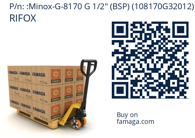   RIFOX Minox-G-8170 G 1/2" (BSP) (108170G32012)