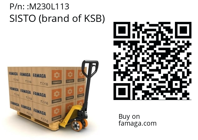   SISTO (brand of KSB) M230L113