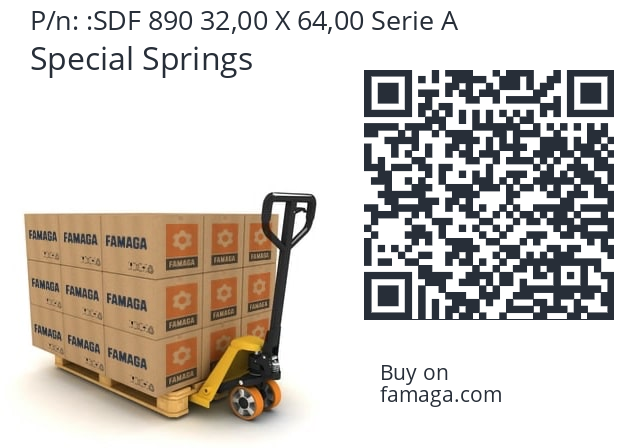   Special Springs SDF 890 32,00 X 64,00 Serie A