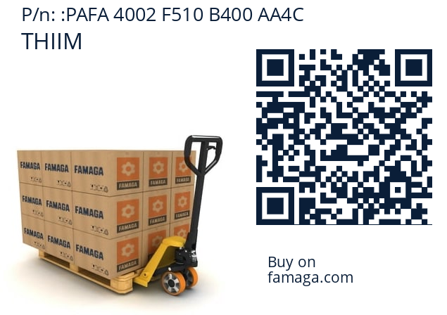   THIIM PAFA 4002 F510 B400 AA4C