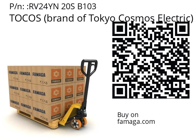   TOCOS (brand of Tokyo Cosmos Electric) RV24YN 20S B103