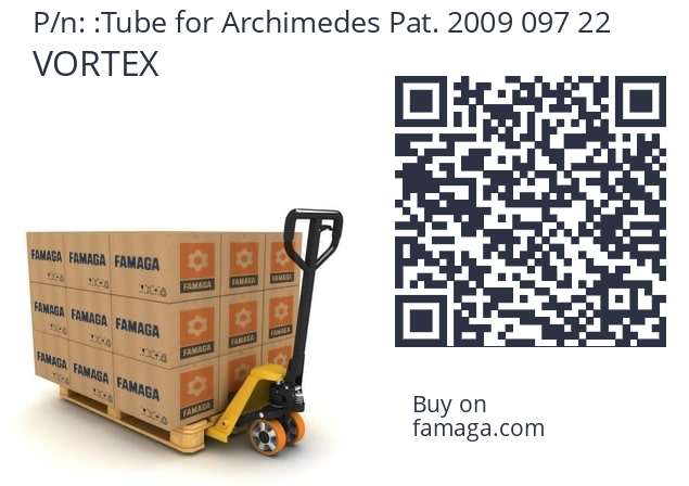   VORTEX Tube for Archimedes Pat. 2009 097 22